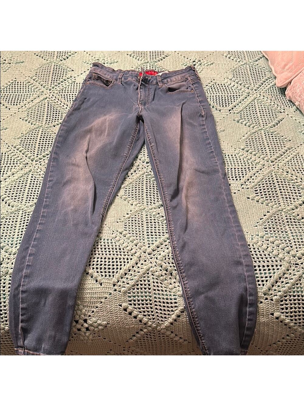 Guess Blue Skinny Jeans with Distressed Details - size 27 - Picture 1 of 5